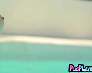 bombastic big tits brunette milf ali rose reveals hot and curvy naked body