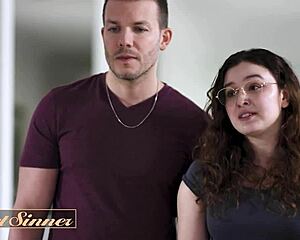 Married couples fight turns into sloppy fuck session with doggystyle cowgirl riding cum on face