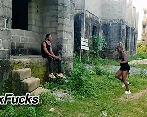 Jasmine Candy Got in Trouble with the Area Boys and Gets Dominated with Fjelixx Fat Cock