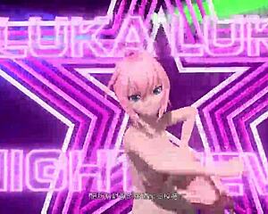 Megurine luka night fever project diva nude mod full nude