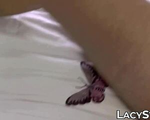 Gilf Pornstar Lacey Starr Riding Fan Cock For Facial!