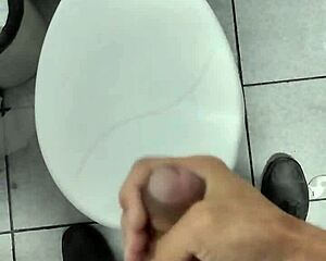 masturbating at work with intense pleasure