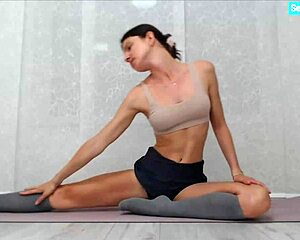 Sweat moan flexible gina gerson stretching for secretfriends