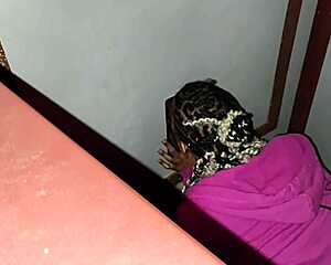 First time at glory hole! Latina sucks cock!