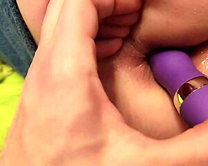 Vibrador Inserted Deep In Ass For Intense Anal Pleasure