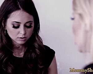 the GLAM STEPDaughters are ENGAGING in INTIMATE LICKING with EACH OTHER in this FULL MOVIE STORYLINE featuring MATURE MILF and TEEN interactions