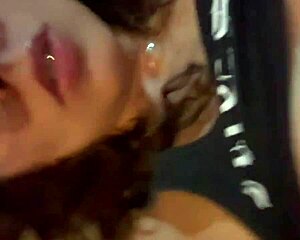 Beautiful Mexican Latina solo masturbates with dildo toys