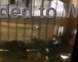 Masturbating in public in front of hotel window, close up on her clit.