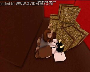 cow girl gets fucked by bull