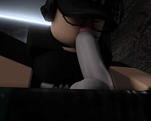 roblox girl plays with bfs cock while he sleeps