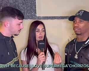 street ends up in a hard amateur threesome - bbc