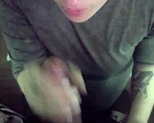 Latina Girlfriend Deepthroats Entire Cock Sloppily Before Work.