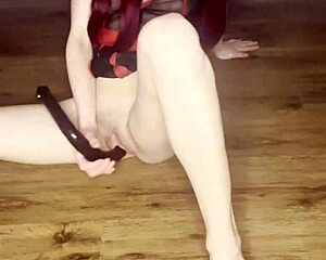 see my new black dildo friend ep 4