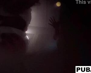 christiana glitters up her shower and bathtub