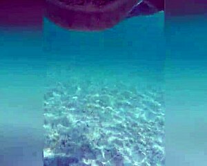 Multiple creampie underwater cum inside