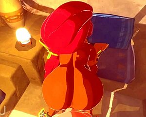 Urbosa sucking and fucking intensely