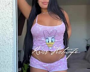 Naked neighbor waits in fan club!