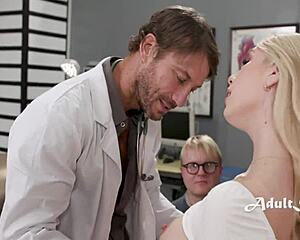 i am the unappreciatve husband watching as doctor fucks my beautiful wife