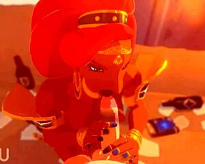 Urbosa sucking and fucking intensely