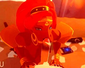 Urbosa sucking and fucking intensely