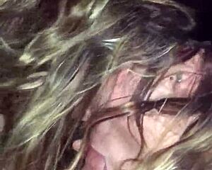 wife giving blowjob to another man