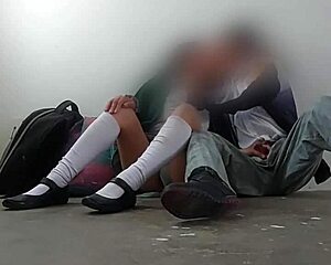 mexican college girl fucked by students in supply warehouse