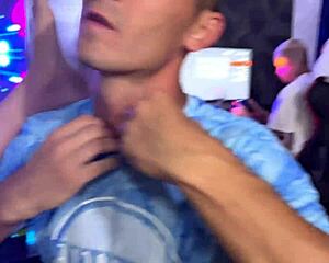 Cuckold Humiliation At Home Party: Wife Fucks In Front Of Him With Two Fuckers