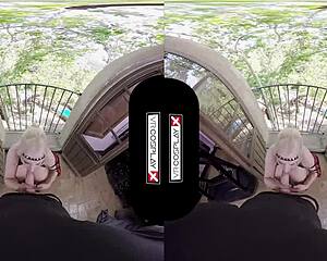 Vr cosplay x huge titted jordan pryce is a sex warrior vr porn