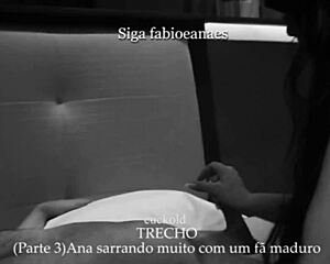 Hotwife gives handjob to friend while husband watches in voyeur massage