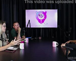 i watched val mineirinha's compilations on bora cast with bruna and carlos in sheer red