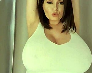 Busty ema shows her big boobs in detail