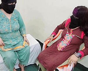 Indian Bhabhis' Anal 3some with Dever