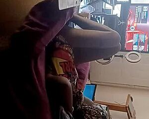 I fucked her then took to gloryhole, african american milf.