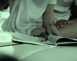 step sister opens legs for step brother