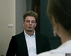 Lesbian Accountant Discovers Giving Blowjob Is Fun And Have Sex First Time With Man