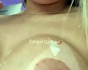 Lambendo Tudinho Que Ele Gozou Nos Meus Peitos