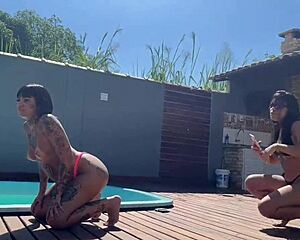 Young influencers trade for pool sex? Part one leaked!