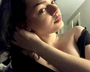 horny hot girl showing sexy big boobs and tits 😘