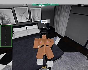 Roblox baddie turned into cum slut after rough doggystyle fucking