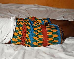 African student and teacher enjoying themselves