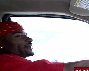 Busty Brunette Gets Cumshot On Silicone Tits From BBC!