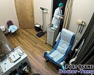 Dr tampa genesis 1st gyno exam spreading shaved pussy