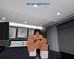 Roblox baddie turned into cum slut after rough doggystyle fucking