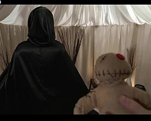 Squirting whore submits to voodoo doll domination 😈