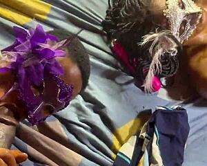 Two Sexy Slim Teens Play With Themselves And Each Other Before Hardcore Foursome With Two Big Black Dicks