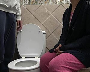 Taboo family horny stepmother enjoys watching her 18 year old stepson piss in front of her