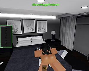 Roblox baddie turned into cum slut after rough doggystyle fucking