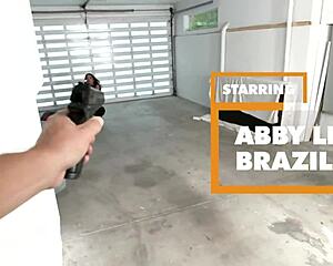 pov copper babe abby lee brazil craves your hard dick in her pussy