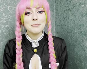 Joi Let Kanroji Mitsuri Fuck Your Cock With Her Big Breasts And Make You Cum