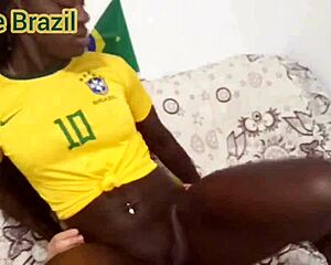 I watched Fernanda Chocolate at Myke Brazil's house during the World Cup